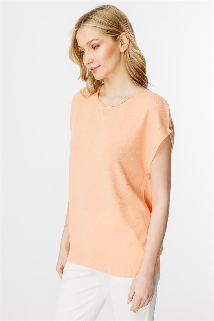 Triko Kolsuz Bluz-Somon