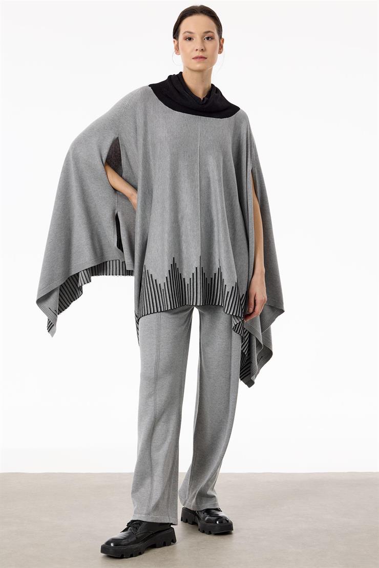 Triko Panço Pantolon Takımı GRİ