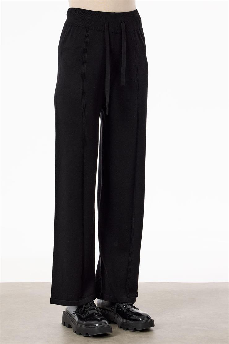 Triko Panço Pantolon Takımı SİYAH