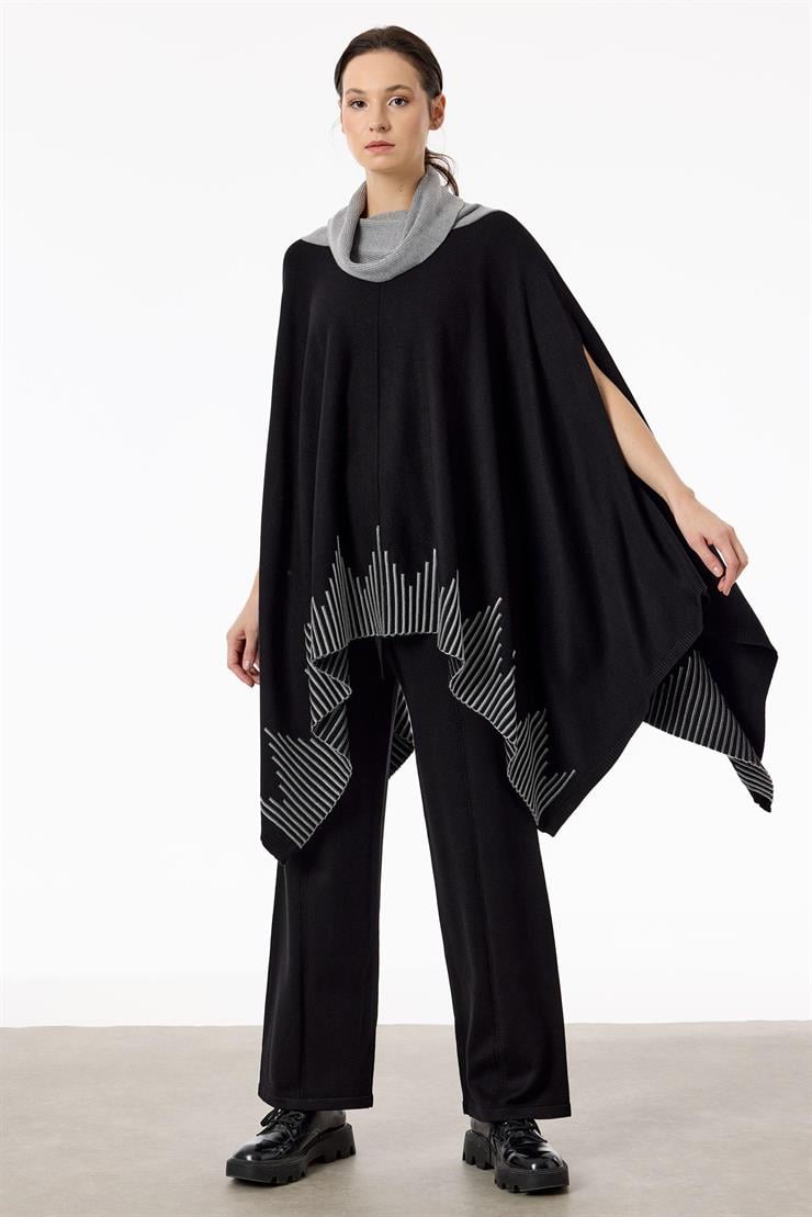 Triko Panço Pantolon Takımı SİYAH