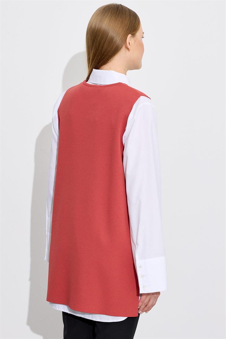 V Yaka Rayon Süveter SOMON