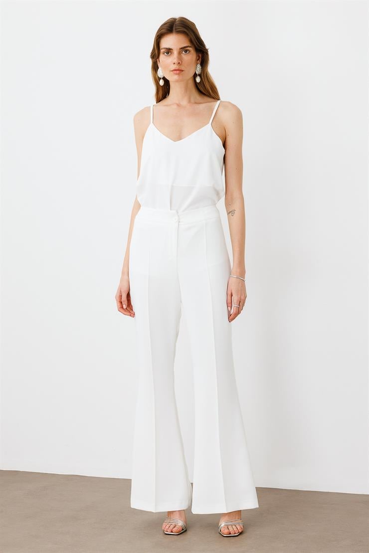 Modailgi  Bol Paça Pantolon - 70029,70039 Ekru