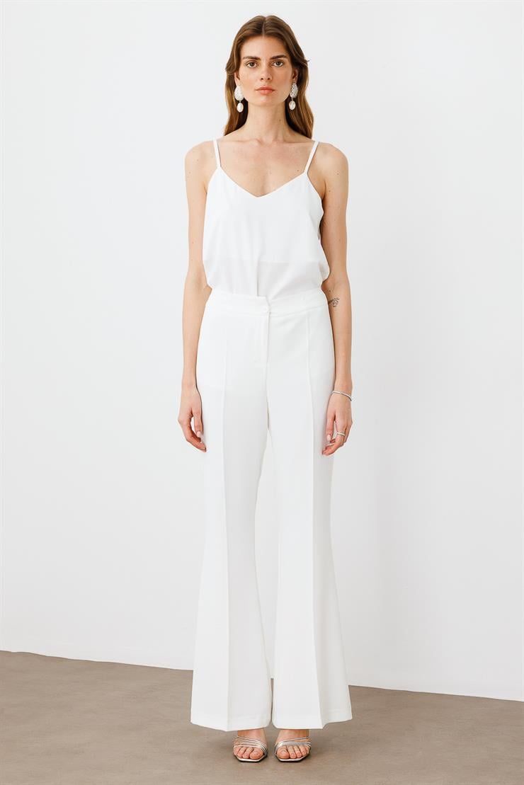 Modailgi  Bol Paça Pantolon - 70029,70039 Ekru