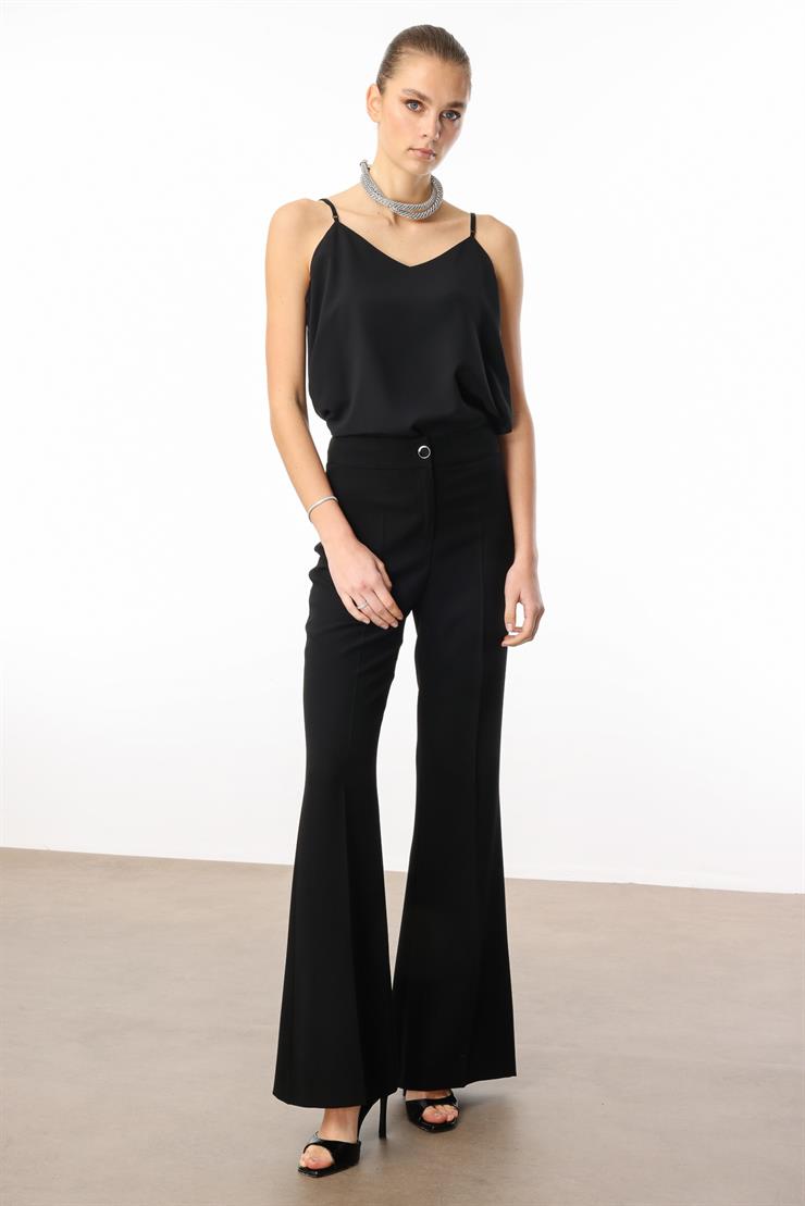 Modailgi  Bol Paça Pantolon - 70045 Siyah