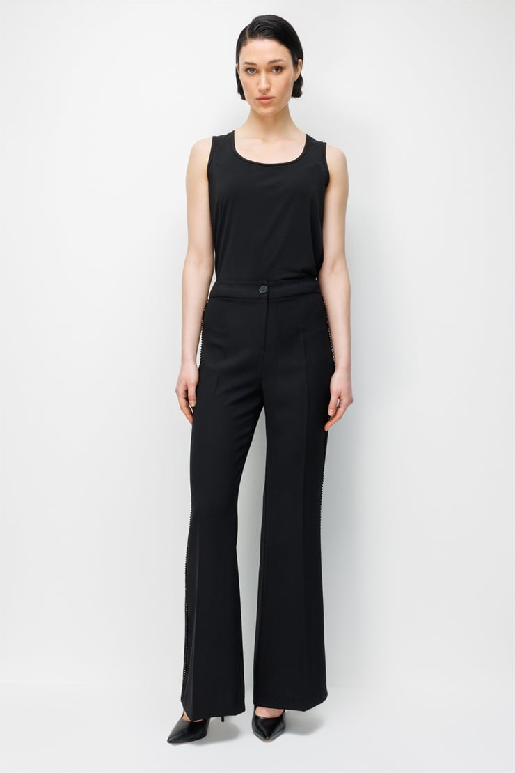 Modailgi  Bol Paça Pantolon - 75006 / 75009 Siyah