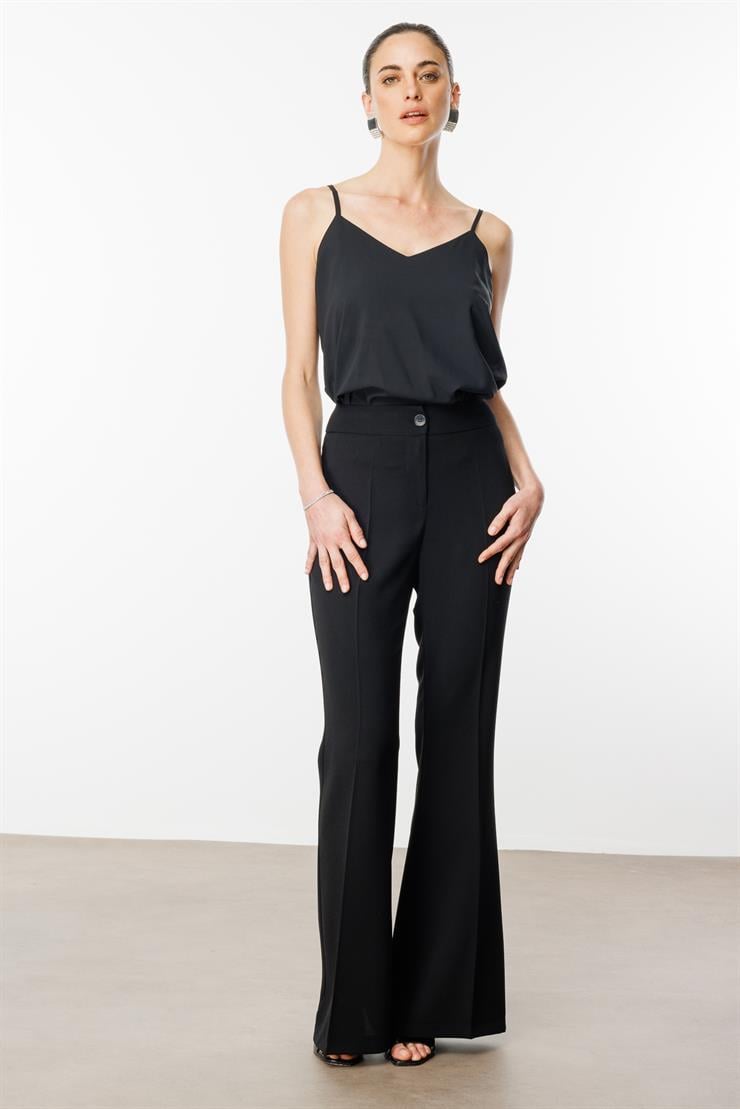 Modailgi  Bol Paça Takım Pantolon - 75001,75002 Siyah