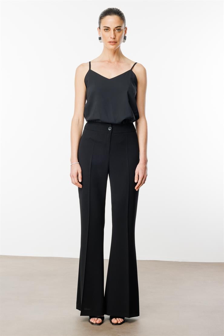 Modailgi  Bol Paça Takım Pantolon - 75001,75002 Siyah