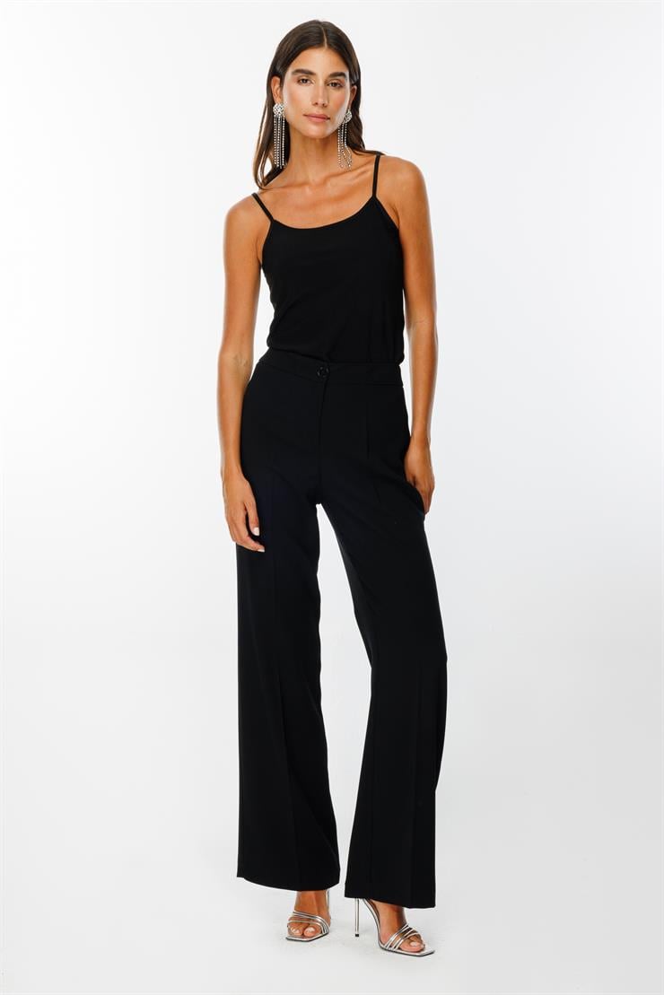 Modailgi  Boru Paça Klasik Pantolon - 7537 Siyah