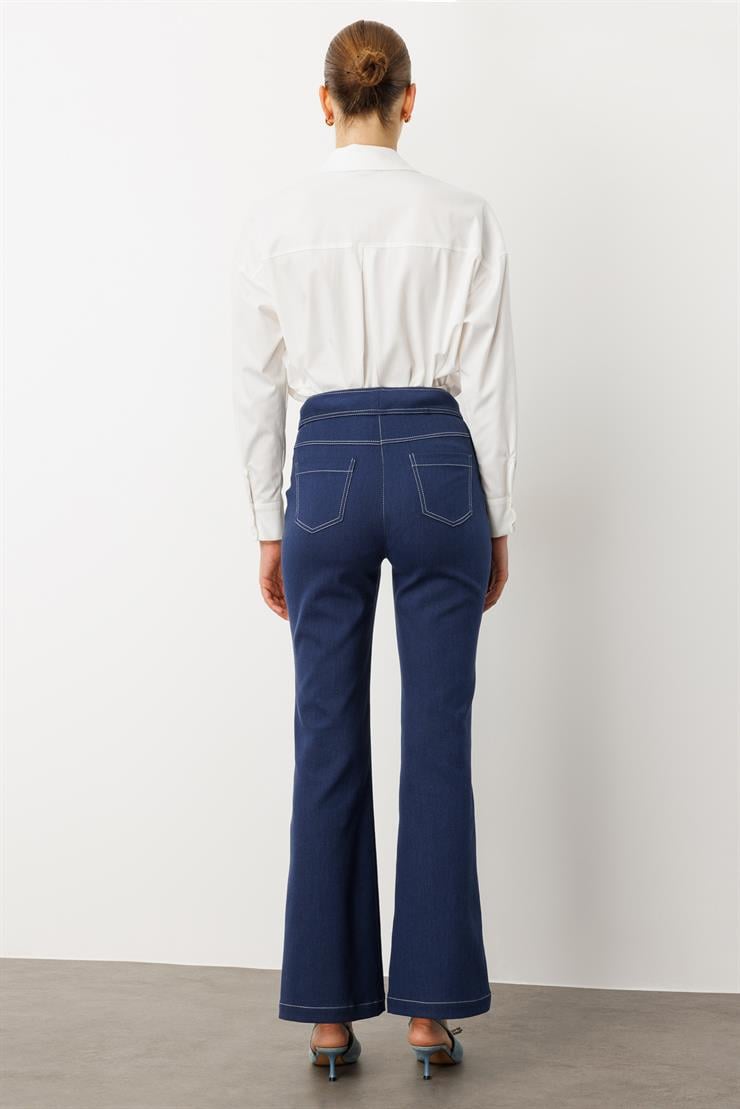 Modailgi  Denim Beş Cep Pantolon - 77001 İndigo