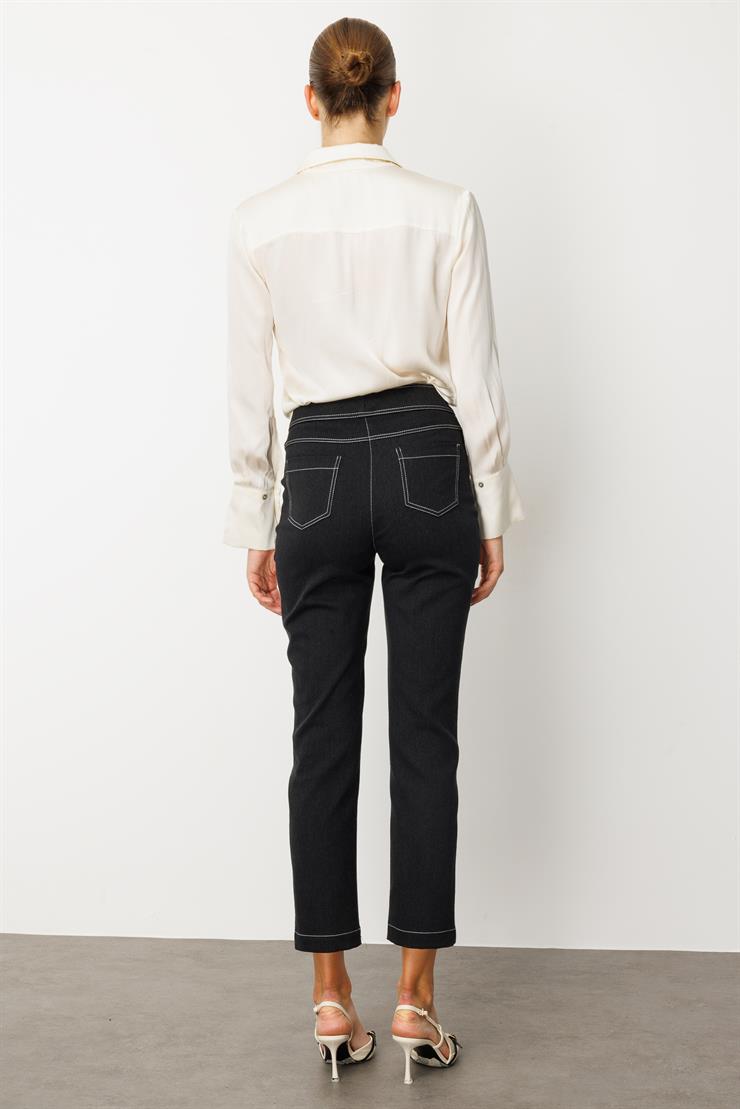 Modailgi  Denim Beş Cep Pantolon - 77002 Siyah