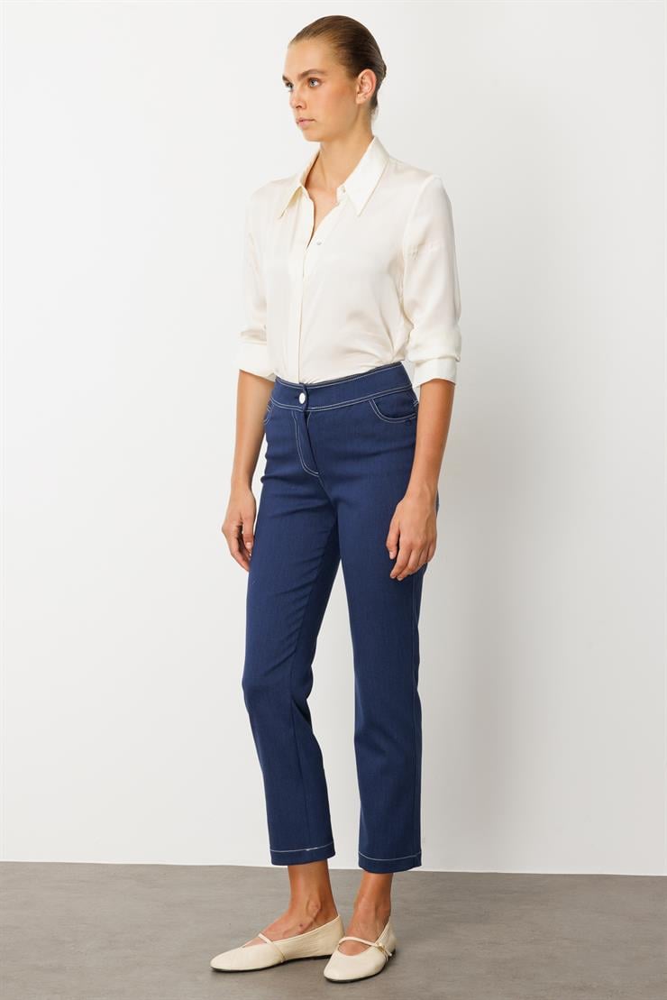 Modailgi  Denim Beş Cep Pantolon - 77002 İndigo