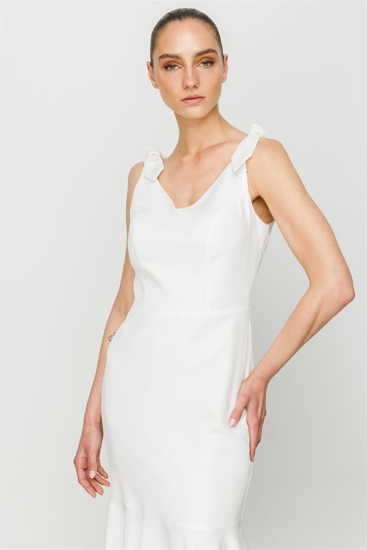 Modailgi  Elbise Ekru