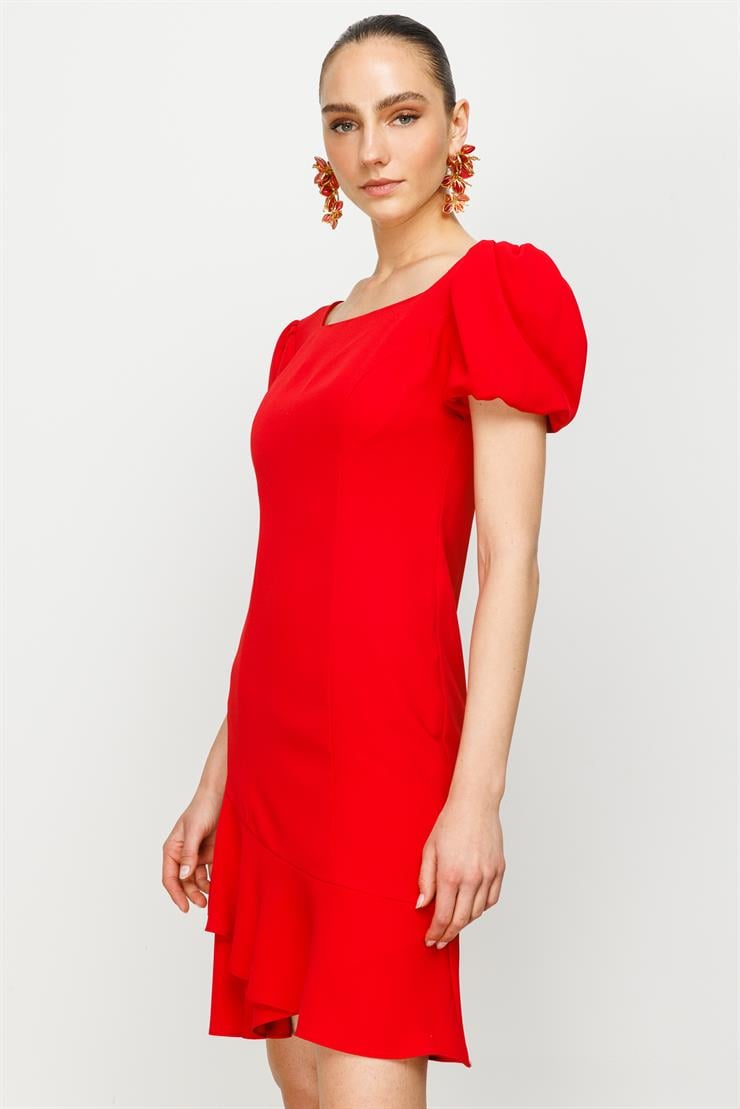 Modailgi  Elbise Kırmızı