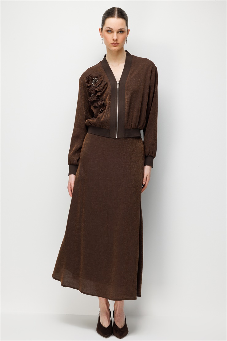 Modailgi Evaze Uzun Etek - 15009