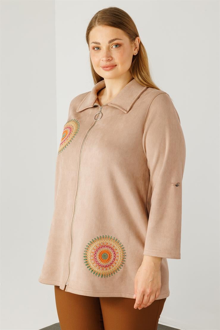 Modailgi  Güderi Ceket Bej