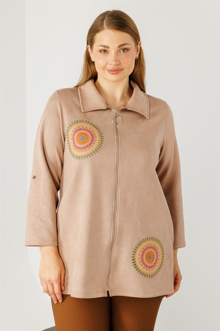 Modailgi  Güderi Ceket Bej