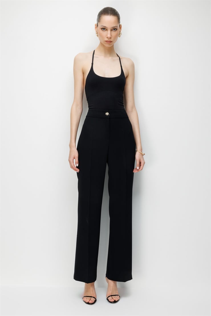 Modailgi  Klasik Dokuma Pantolon - 71010 Siyah