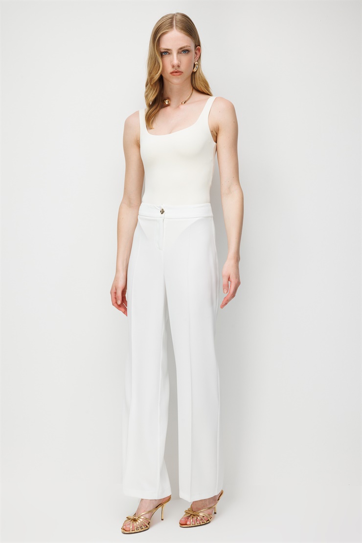 Modailgi  Klasik Dokuma Pantolon - 75014 Ekru