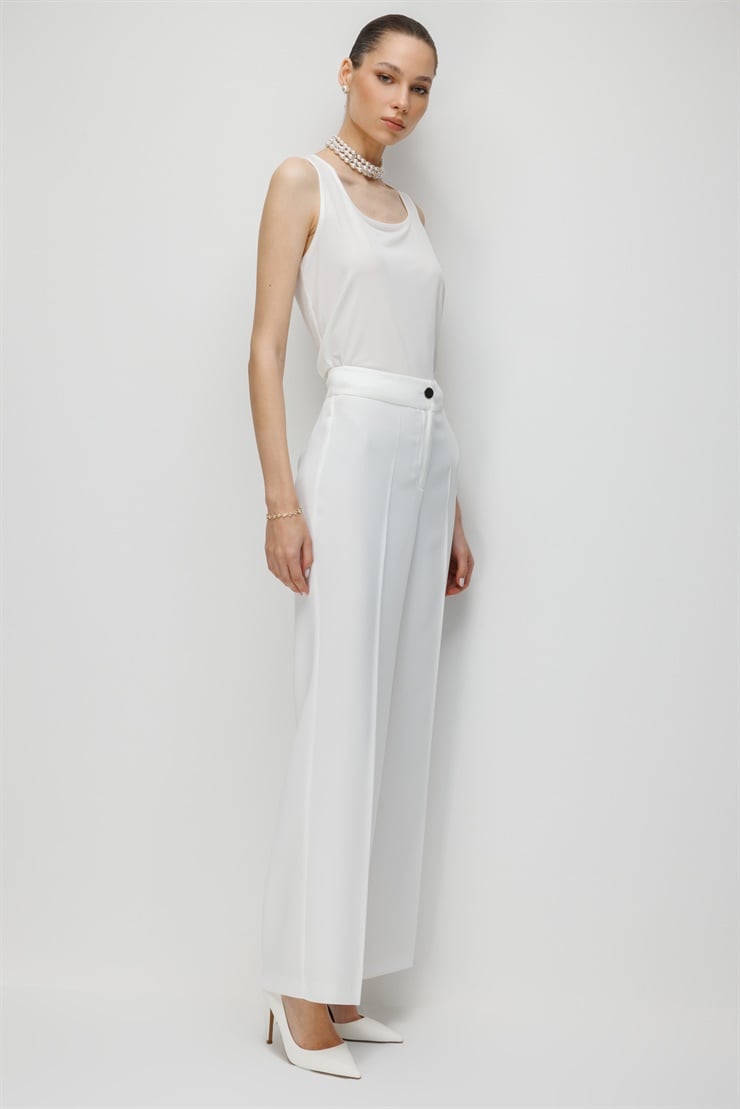 Modailgi  Klasik Dokuma Pantolon - 75041 Ekru