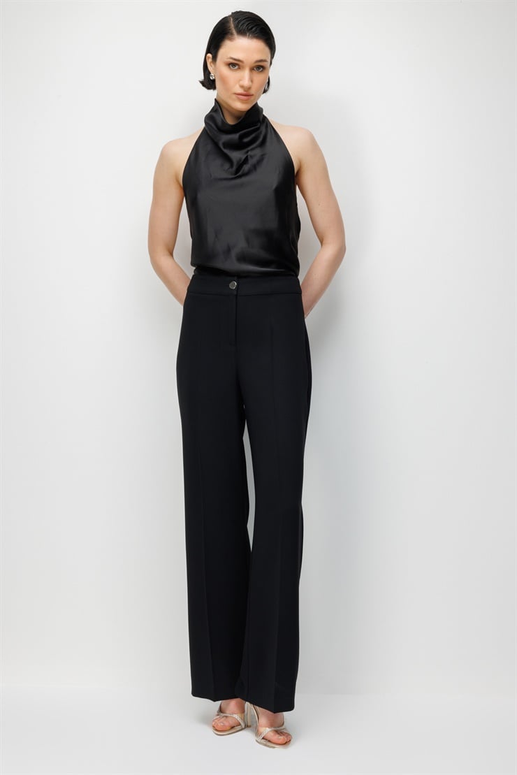 Modailgi Klasik İspanyol Paça Dokuma Pantolon - 75021