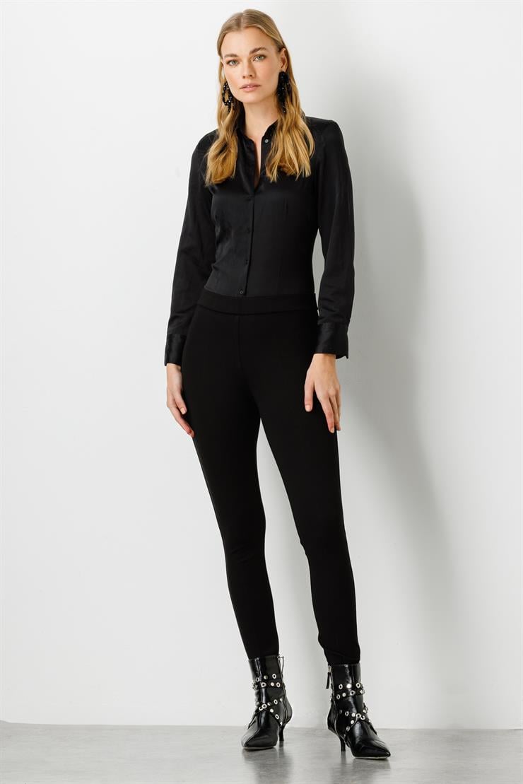 Modailgi  Klasik Tayt Pantolon Siyah