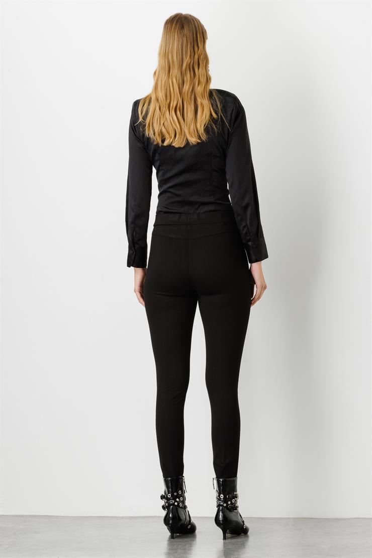 Modailgi  Klasik Tayt Pantolon Siyah