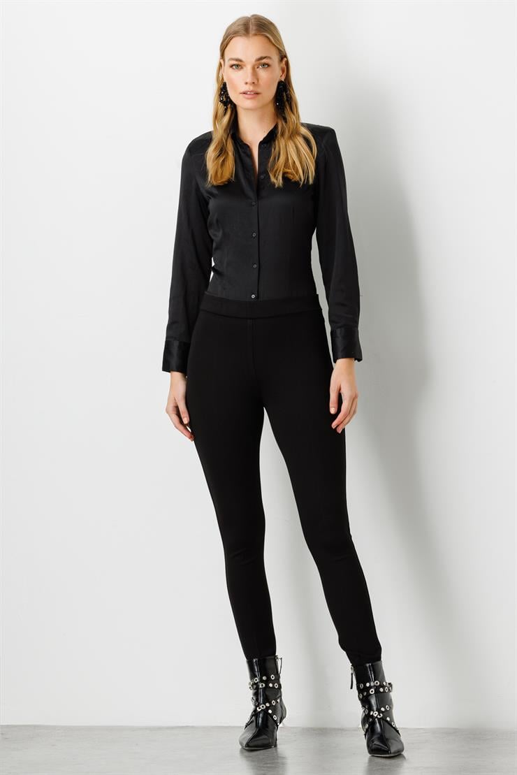 Modailgi  Klasik Tayt Pantolon Siyah