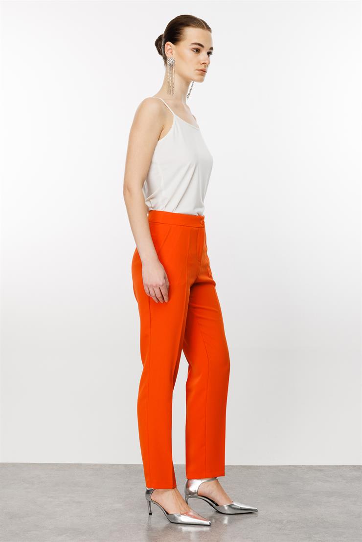 Modailgi  Klasik Yan Cep Takım Pantolon - 7543 Orange