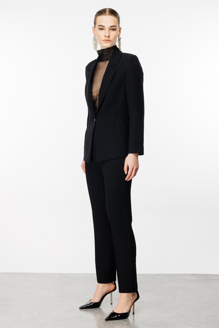 Modailgi  Klasik Yan Cep Takım Pantolon - 7543 Siyah