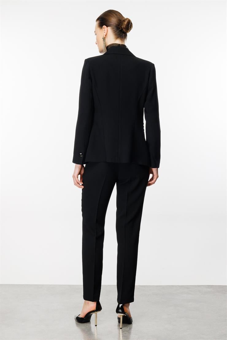 Modailgi  Klasik Yan Cep Takım Pantolon - 7543 Siyah