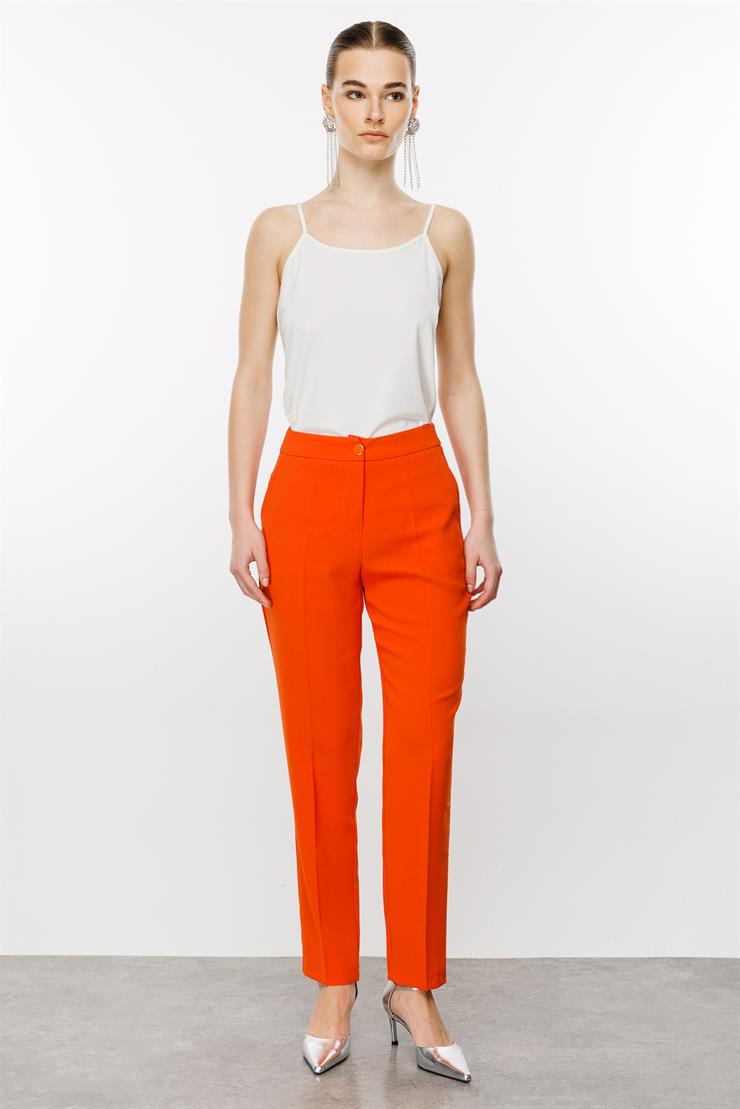 Modailgi  Klasik Yan Cep Takım Pantolon - 7543 Orange