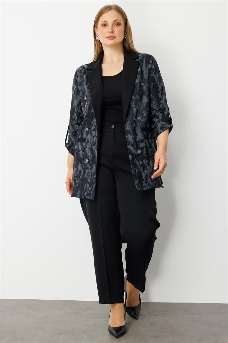 Modailgi  Kolu Apoletli Jakar Tunik Antrasit