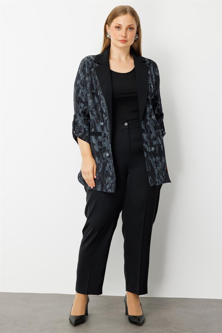 Modailgi  Kolu Apoletli Jakar Tunik Antrasit