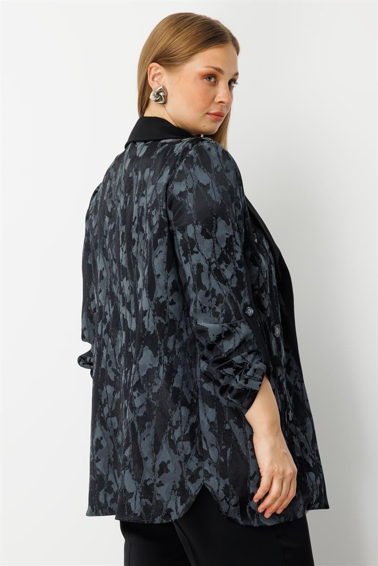 Modailgi  Kolu Apoletli Jakar Tunik Antrasit