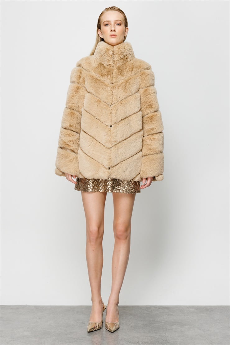 Modailgi  Kürk Kaban Camel