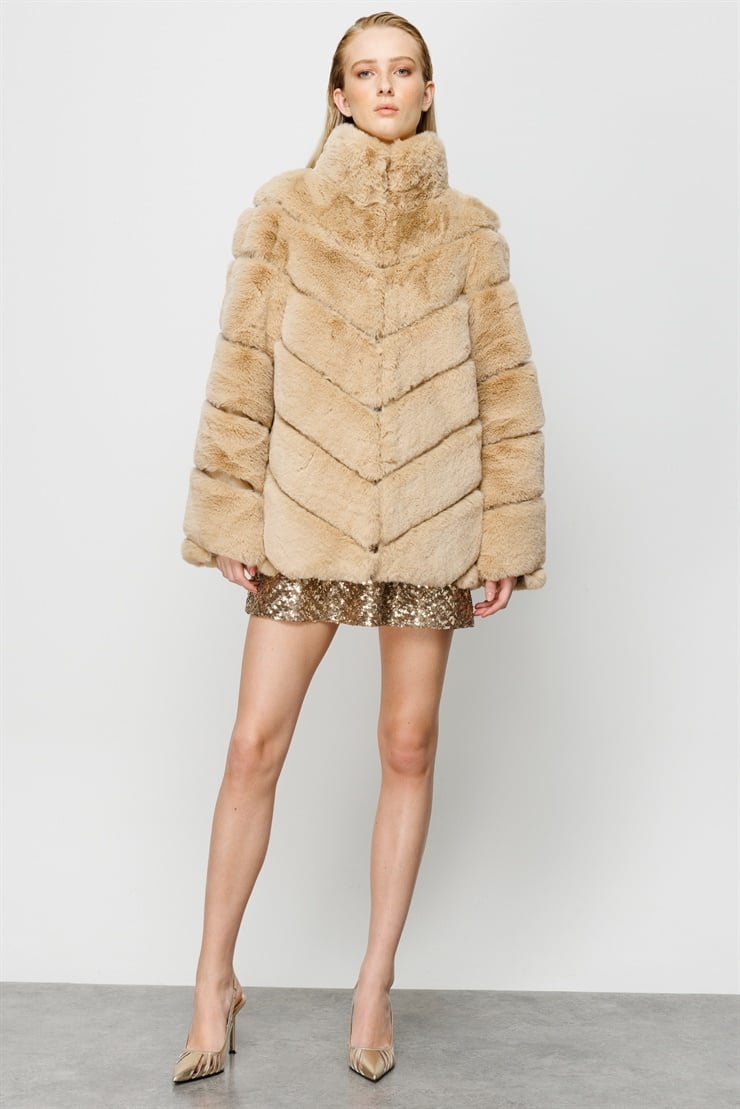 Modailgi  Kürk Kaban Camel