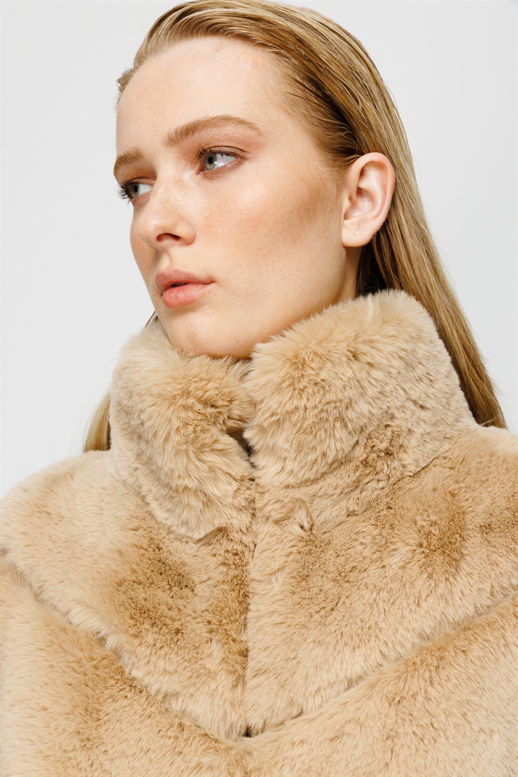 Modailgi  Kürk Kaban Camel