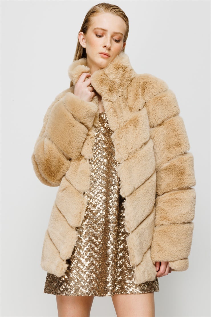 Modailgi  Kürk Kaban Camel