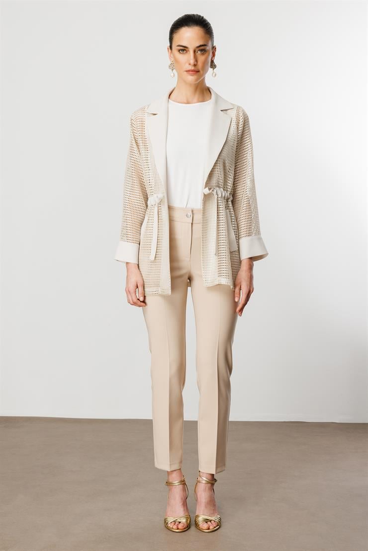 Modailgi  Mono Yaka File Detaylı İkili Takım Taş