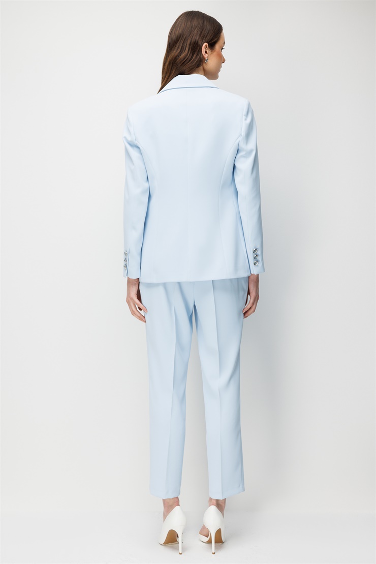 Modailgi Pileli Yan Cep Dokuma Pantolon - 70051