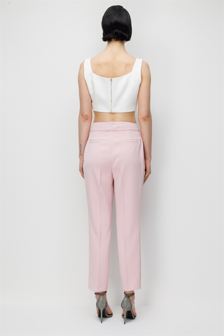 Modailgi Pileli Yan Cep Dokuma Pantolon - 70051