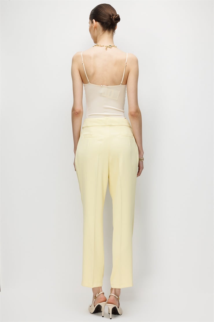 Modailgi Pileli Yan Cep Dokuma Pantolon - 70051