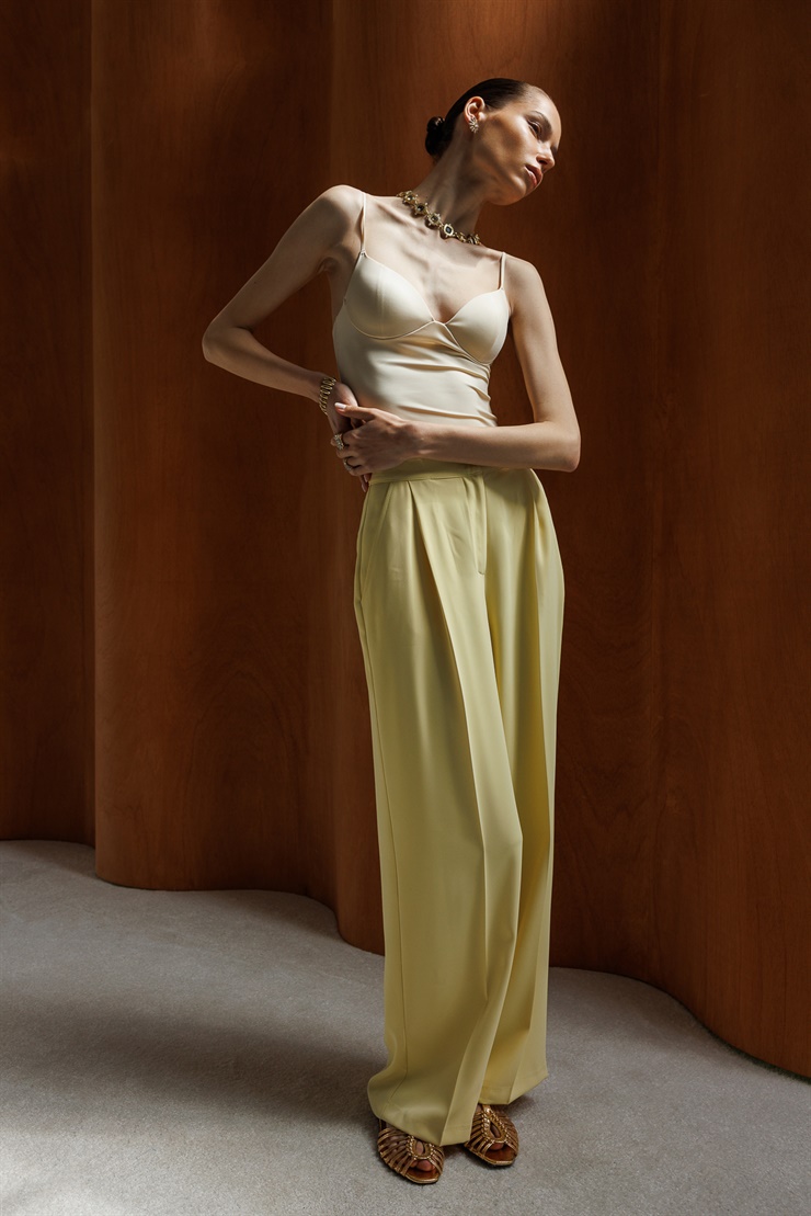 Modailgi Pileli Yan Cep Pantolon - 70050