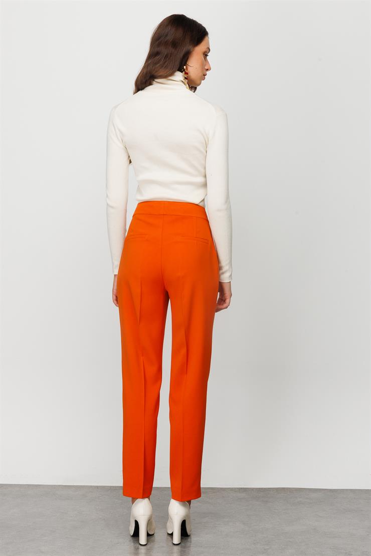 Modailgi  Sigara Paça Klasik Pantolon Orange
