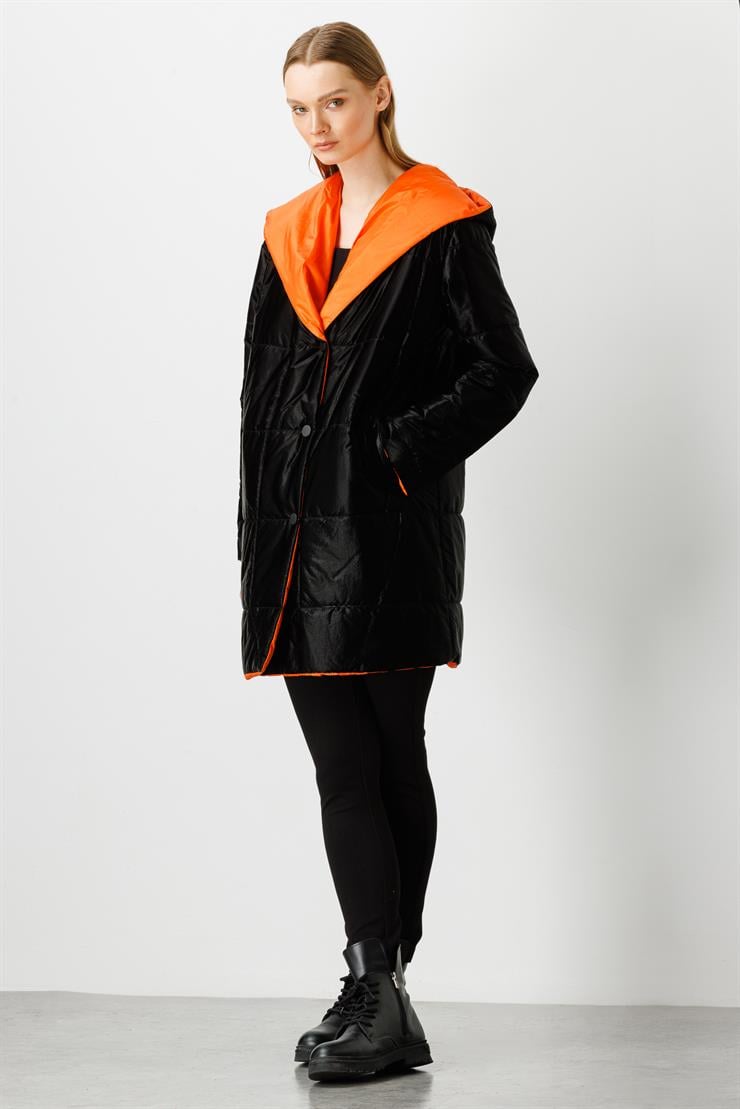 Modailgi  Şişme Kaban Orange