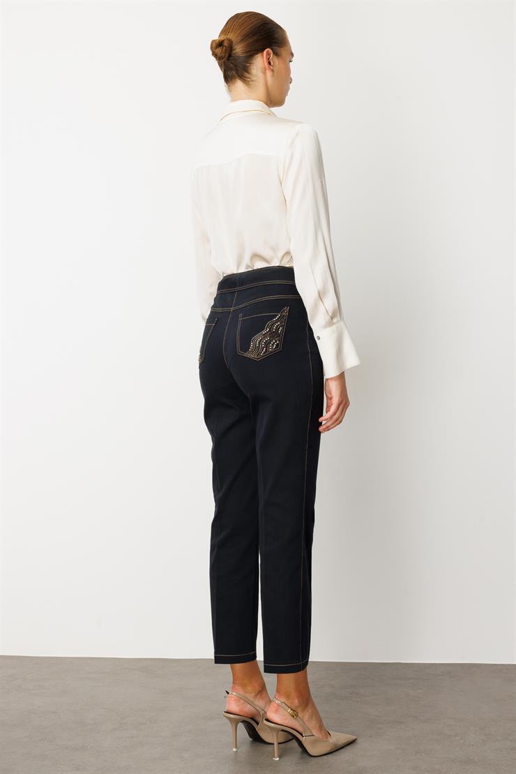 Modailgi  Spor Dikişli Beş Cep Pantolon - 70109 Lacivert