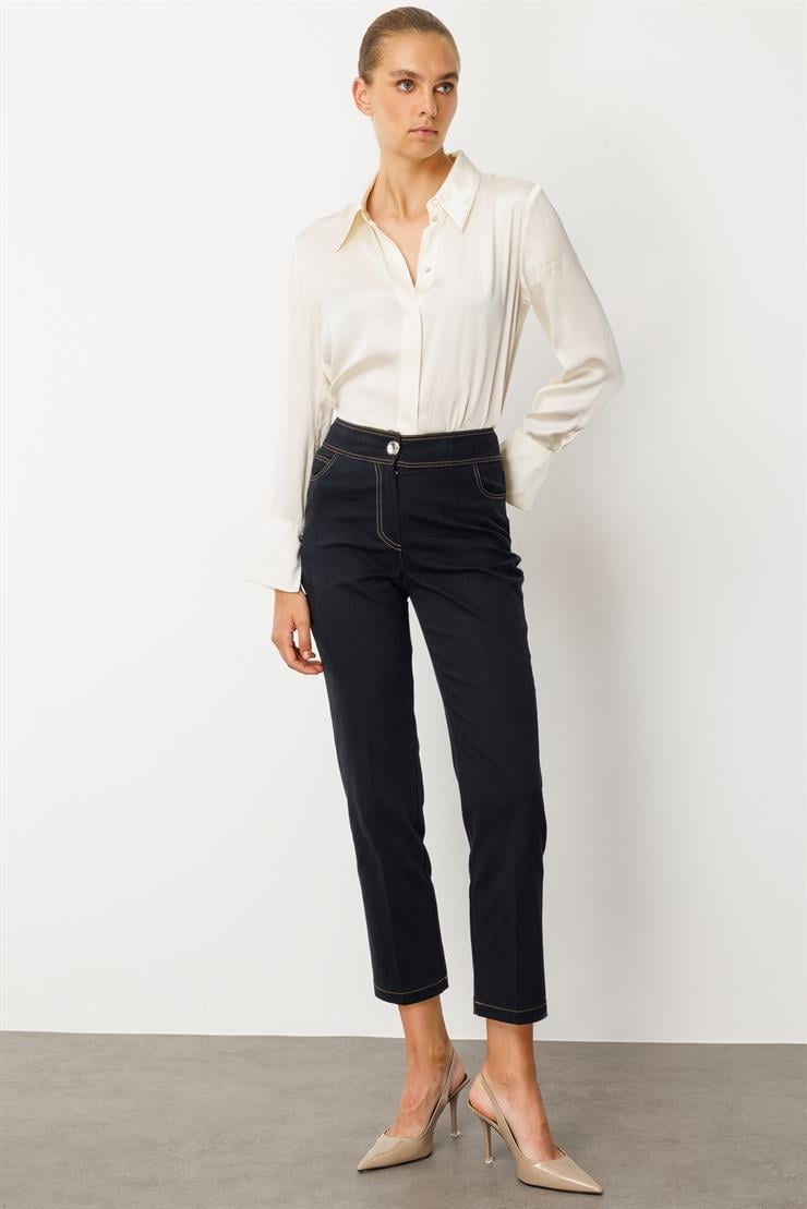 Modailgi  Spor Dikişli Beş Cep Pantolon - 70109 Lacivert