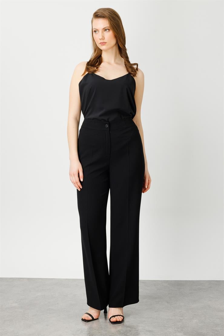 Modailgi  Süs Cep Detaylı Pantolon Siyah