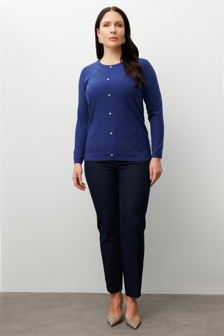 Modailgi  Viskon Triko Lacivert