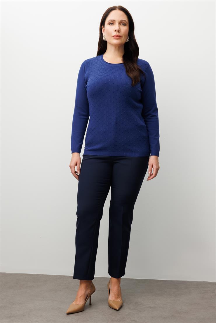 Modailgi  Viskon Triko Lacivert